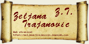Željana Trajanović vizit kartica